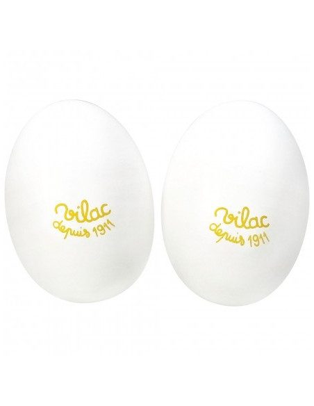 Paire de Maracas blanches