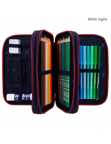 Monster Cars trousse 3 compartiments