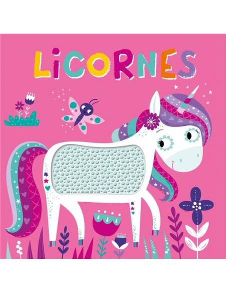 LICORNE LIVRE A TOUCHER 