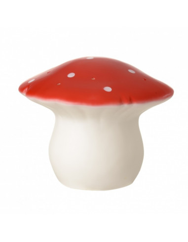 LAMPE CHAMPIGNON MOYEN ROUGE 