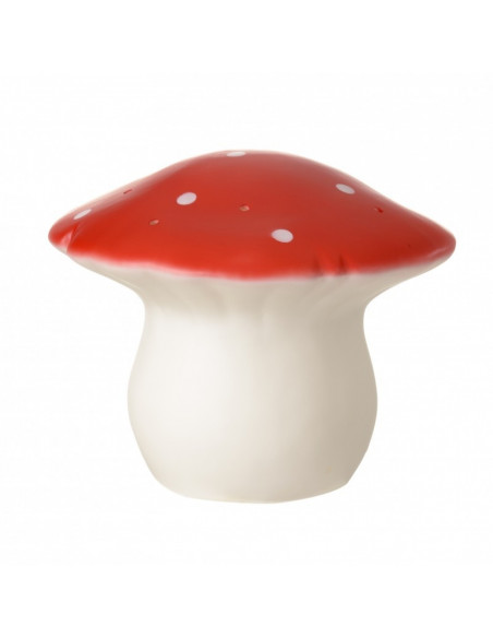 LAMPE CHAMPIGNON MOYEN ROUGE 