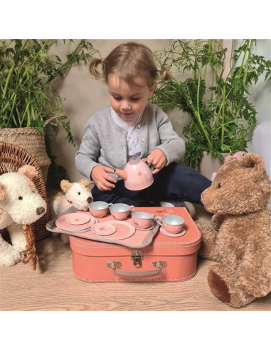 SET DE TEA EN METAL CHAMPIGNON 