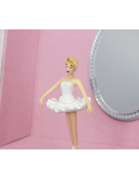 Coffret Musical Phosphorescent Ballerine - Rose