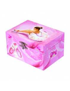 Coffret Musical Phosphorescent Ballerine - Rose 2