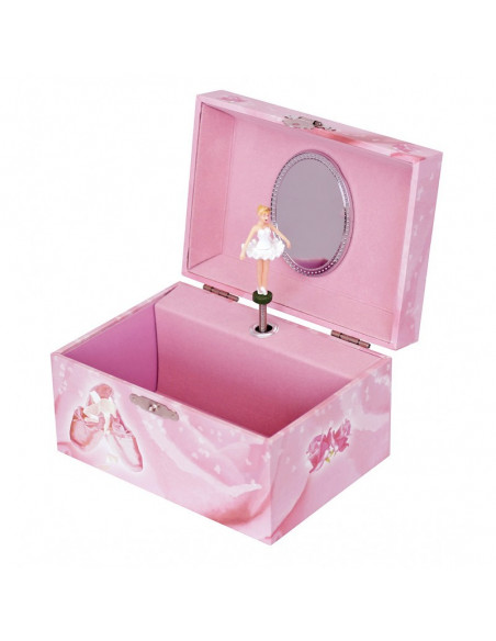 Coffret Musical Phosphorescent Ballerine - Rose