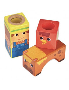 Cubes sonores animaux ferme               2
