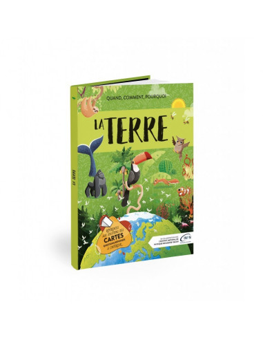 Le coffret du méga atlas de la Terre - Avec 1 puzzle et 40 c