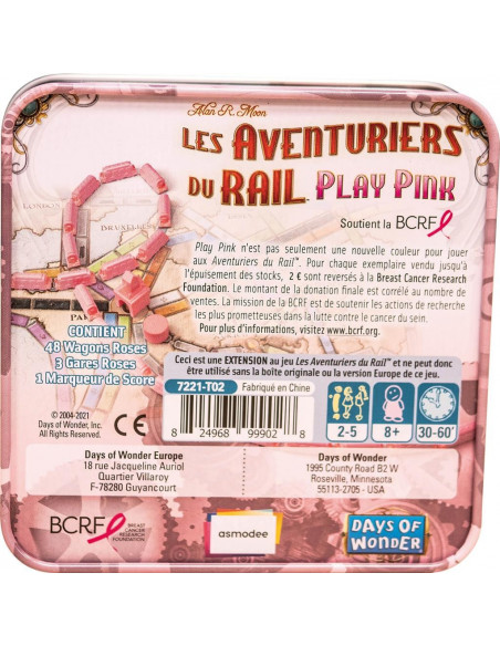 Aventuriers du Rail (Les) : Play Pink