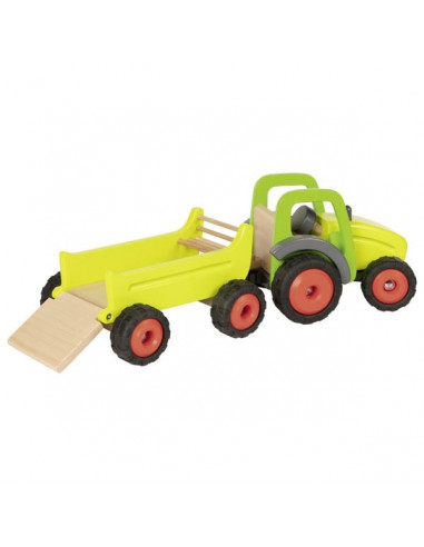 Tracteur avec remorque