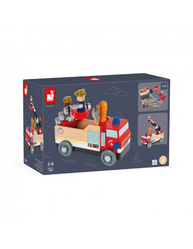 Camion de pompiers BricoKids - Janod