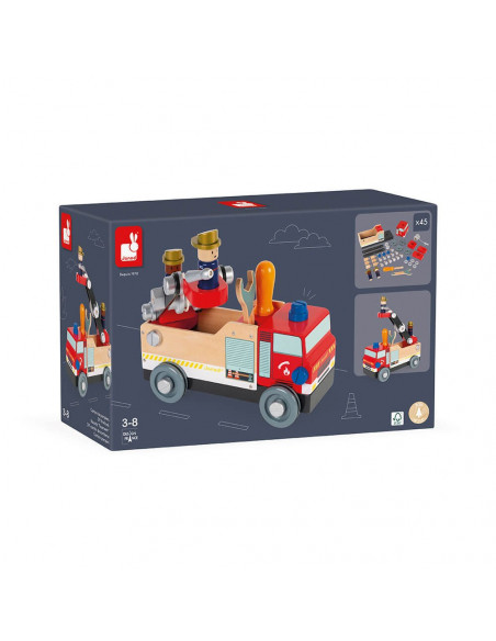Camion de pompiers BricoKids - Janod