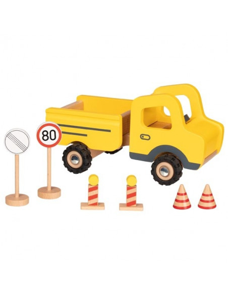 Camion avec panneaux