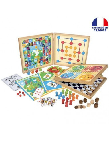 Coffret
 jeux classiques 80 regles