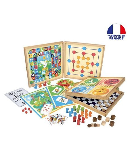 Coffret
 jeux classiques 80 regles