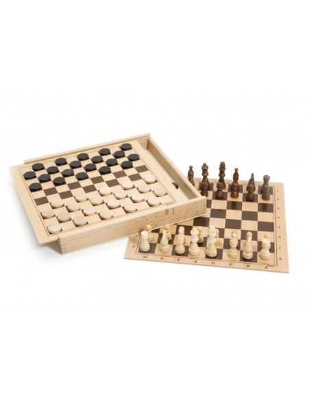 JEUX DE DAME ET ECHEC 