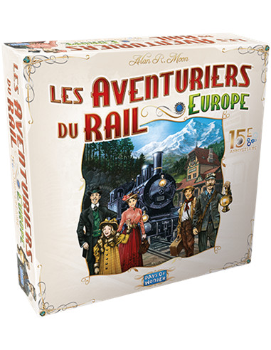 AVENTURIERS DU RAIL EUROPE 15E ANNIVERSAIRE 