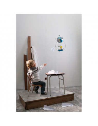 Schlumpeter l'enfant et l'avion