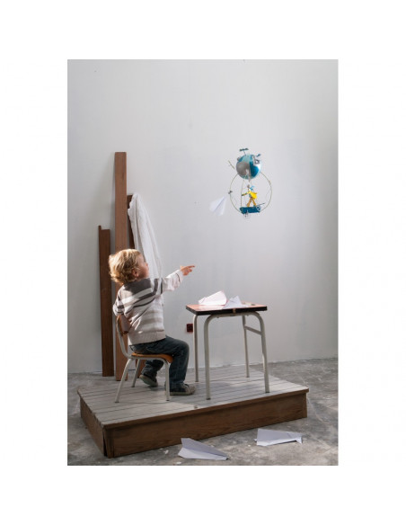 Schlumpeter l'enfant et l'avion