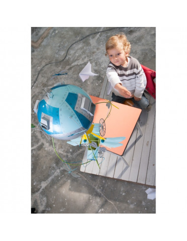Schlumpeter l'enfant et l'avion