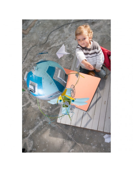 Schlumpeter l'enfant et l'avion
