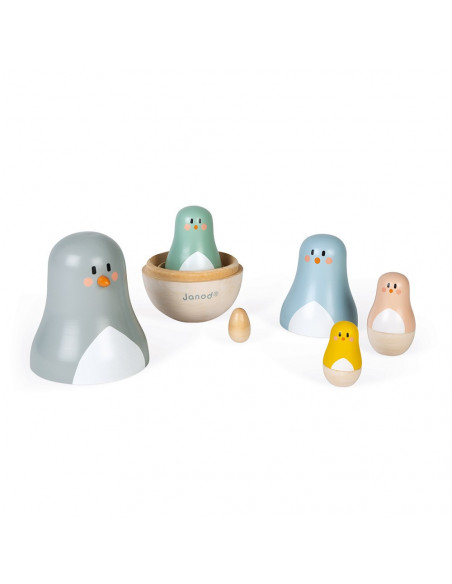 Poupées gigognes sweet cocoon pingouin