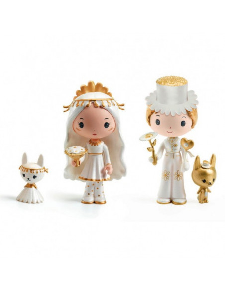 Tinyly - figurine marguerite & leopold