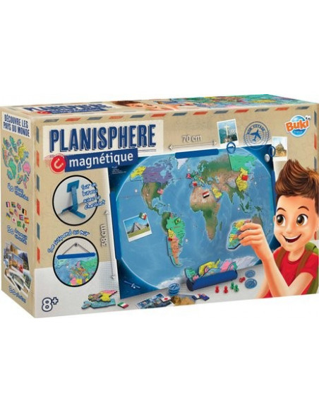 Planisphere magnetique 40 pieces buki