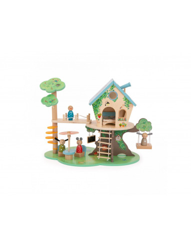 Cabane dans les arbres moulin roty
