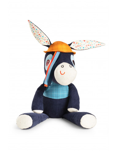 IGNACE grande peluche âne