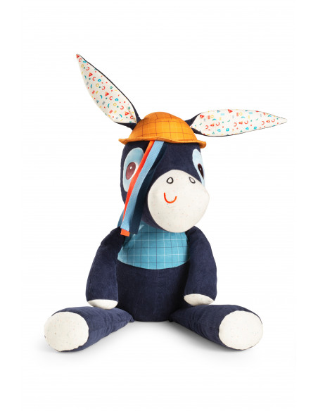 IGNACE grande peluche âne