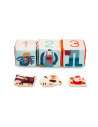 FERME jeu de cubes cache cache