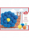 Collages pompons - animaux tout doux