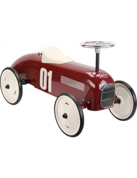 Porteur voiture vintage bordeaux - vilac