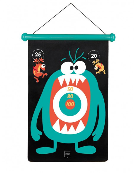 Jeu de flechettes magnetiques - Monstres