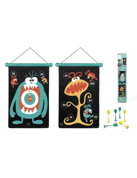 Jeu de flechettes magnetiques - Monstres