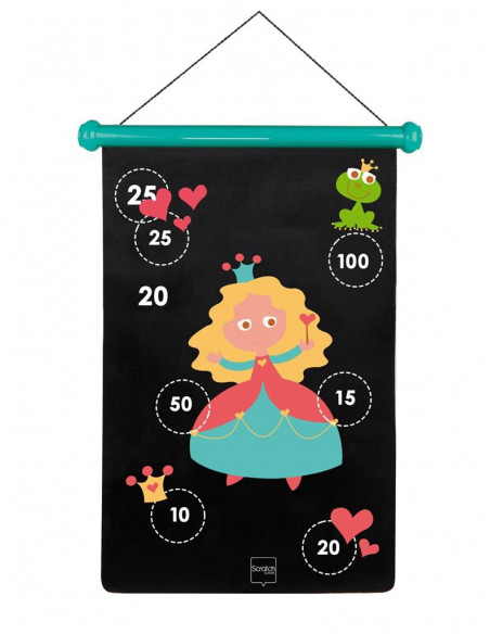 Jeu de flechettes magnetiques - Princesse