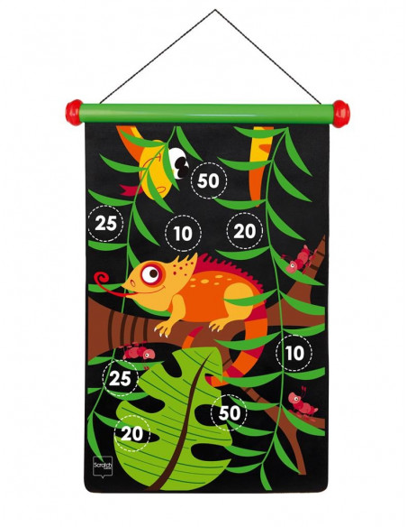 Jeu de flechettes magnetiques - Jungle