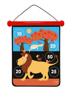 Jeu de flechettes magnetiques - Safari