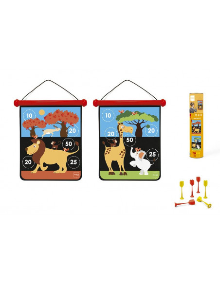 Jeu de flechettes magnetiques - Safari