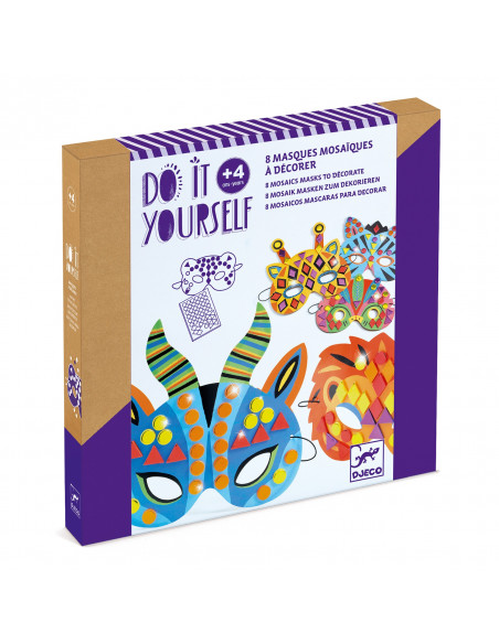 Diy masques - animaux de la jungle - djeco