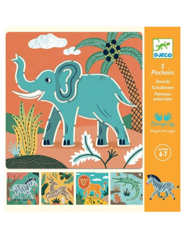 Pochoirs - Animaux sauvages
