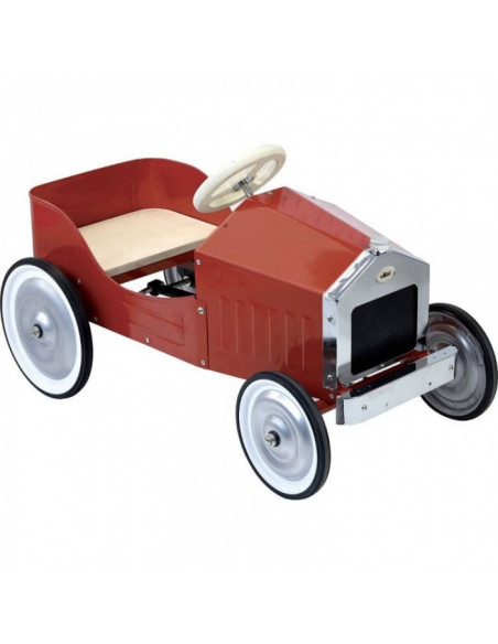 Grande voiture a pedales rouge