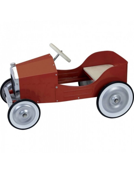 Grande voiture a pedales rouge