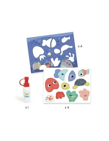 Collages pour les tout-petits - premiers collages