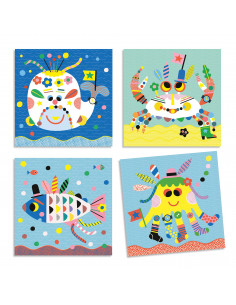 Creer avec des stickers -  marins 2