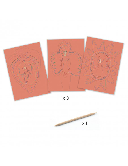 Tableaux a gratter - anges