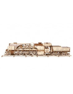 V-express train a vapeur avec wagon de charbon - 538 pieces