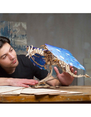 UGEARS Dragon des Tempêtes - Créature fantastique mécanique
