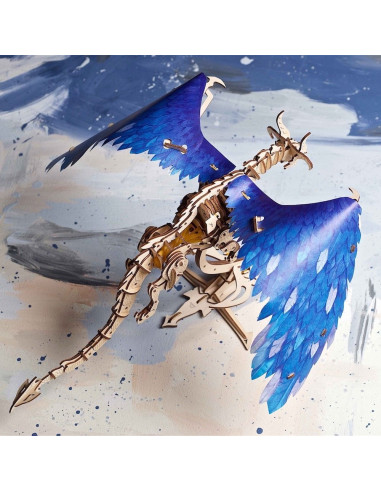 UGEARS Dragon des Tempêtes - Créature fantastique mécanique
