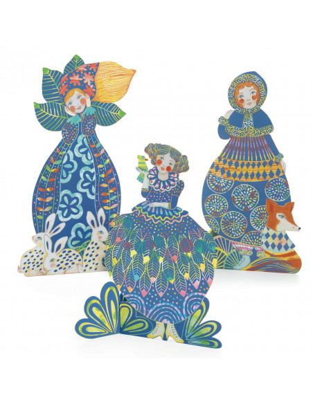 Sculptures à gratter - Jolies robes